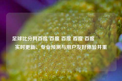 足球比分网百度 百度 百度 百度 百度🥉实时更新、专业预测与用户友好体验并重