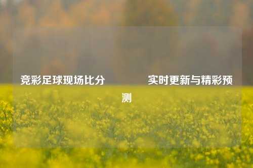 竞彩足球现场比分🥈实时更新与精彩预测