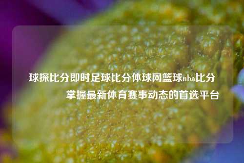 球探比分即时足球比分体球网篮球nba比分👍掌握最新体育赛事动态的首选平台