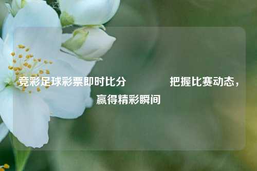 竞彩足球彩票即时比分🏐把握比赛动态，赢得精彩瞬间