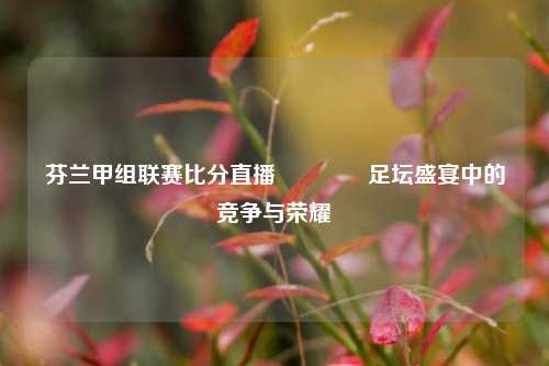 芬兰甲组联赛比分直播🥈足坛盛宴中的竞争与荣耀