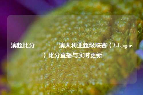 澳超比分🥇澳大利亚超级联赛（A-League）比分直播与实时更新