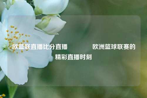 欧篮联直播比分直播🥎欧洲篮球联赛的精彩直播时刻