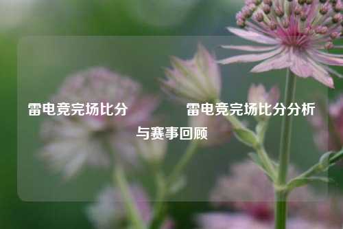 雷电竞完场比分🌈雷电竞完场比分分析与赛事回顾