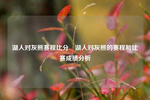 湖人对灰熊赛程比分⚾湖人对灰熊的赛程和比赛成绩分析