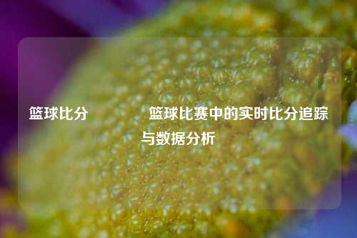篮球比分🥉篮球比赛中的实时比分追踪与数据分析