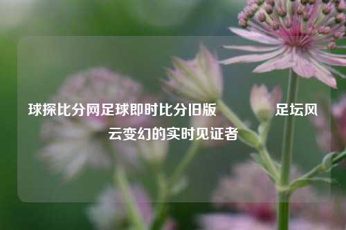 球探比分网足球即时比分旧版🏅足坛风云变幻的实时见证者