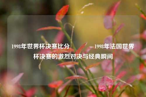 1998年世界杯决赛比分🥉1998年法国世界杯决赛的激烈对决与经典瞬间