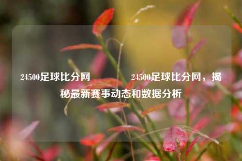 24500足球比分网🏐24500足球比分网，揭秘最新赛事动态和数据分析