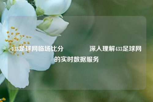 433足球网临场比分🥇深入理解433足球网的实时数据服务