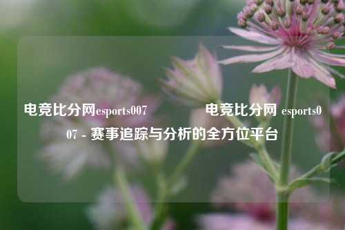 电竞比分网esports007🥇电竞比分网 esports007 - 赛事追踪与分析的全方位平台