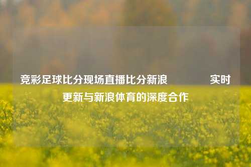 竞彩足球比分现场直播比分新浪🏀实时更新与新浪体育的深度合作