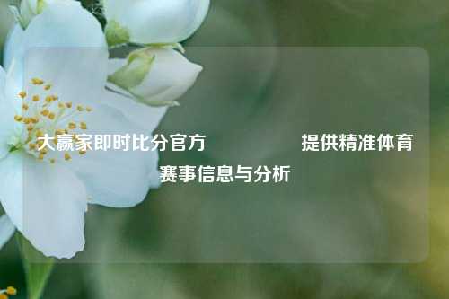 大赢家即时比分官方🎖️提供精准体育赛事信息与分析